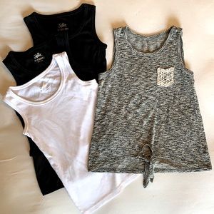 Justice Tank Tops *LOT of 4*